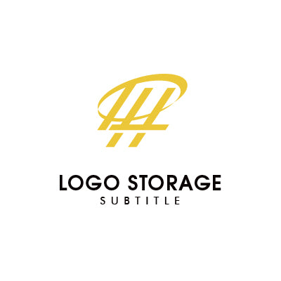 Hと軌道モチーフを組み合わせたスピード感あるロゴデザイン|ロゴ販売ならロゴストレージ