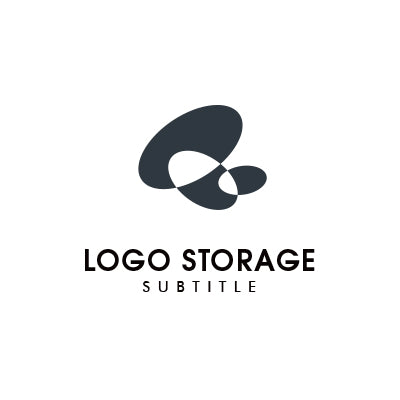 有機的フォルムが象徴する抽象モダンロゴデザイン|ロゴ販売ならロゴストレージ