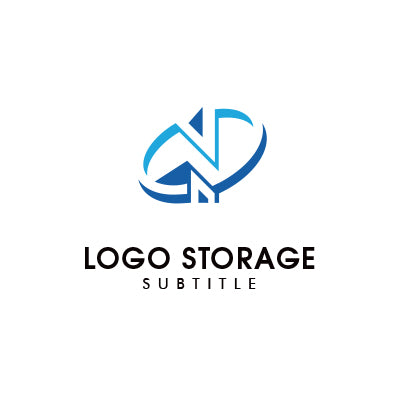 Nと建物を融合した先進的ロゴデザイン|ロゴ販売ならロゴストレージ