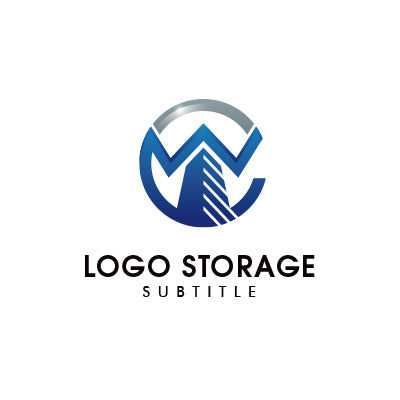 CとWを融合した都市型モダンロゴデザイン|ロゴ販売ならロゴストレージ