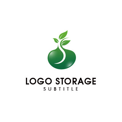 発芽ロゴ|自然と成長を象徴するナチュラルデザイン|ロゴ販売ならロゴストレージ