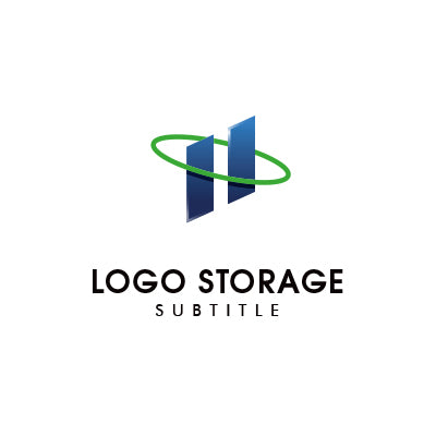 Hイニシャルロゴ|未来を繋ぐ軌道のシンボル|ロゴ販売ならロゴストレージ