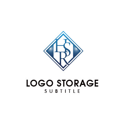 HSRロゴ|格式と信頼感を兼ね備えたクラシカルなモノグラムデザイン|ロゴ販売ならロゴストレージ