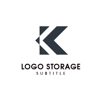 シャープな「K」モチーフ|洗練された印象のビジネスロゴ|ロゴ販売ならロゴストレージ