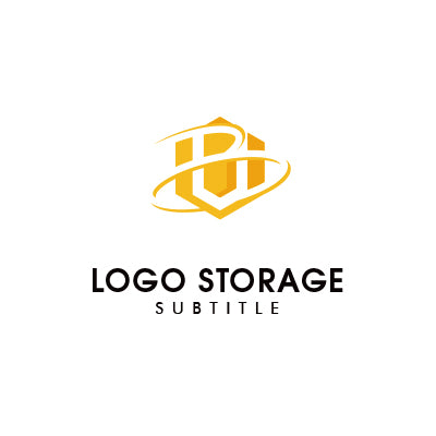 安定感とスピード感を融合した「B」ロゴ|ロゴ販売ならロゴストレージ