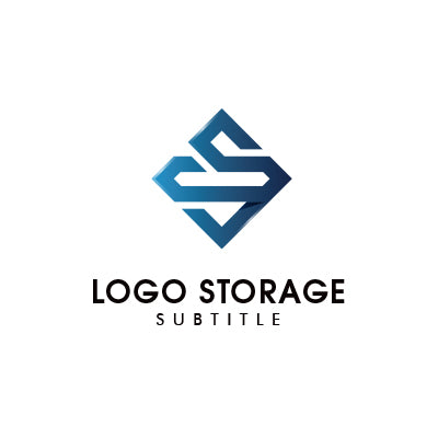 シャープな「S」モチーフのスタイリッシュロゴ|ロゴ販売ならロゴストレージ