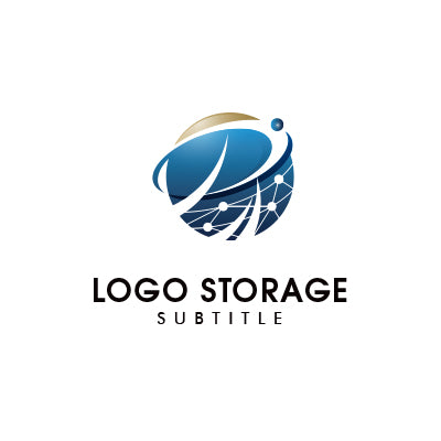 未来への広がりを表現したPロゴデザイン|ロゴ販売ならロゴストレージ