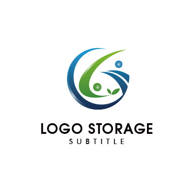 成長と未来を象徴する「G」ロゴデザイン|ロゴ販売ならロゴストレージ