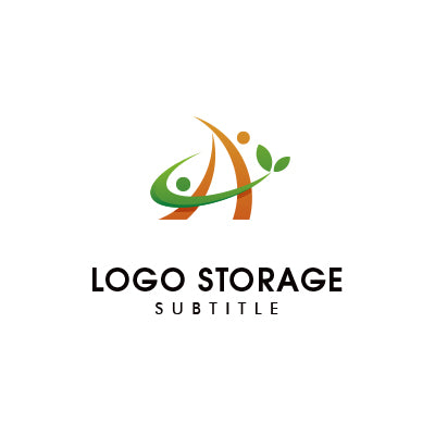 成長と未来への飛躍を表現したロゴデザイン|ロゴ販売ならロゴストレージ