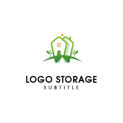 緑あふれる暮らしを象徴するロゴデザイン|ロゴ販売 ロゴストレージ