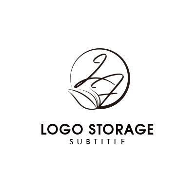 手書きの温かみと自然のモチーフを融合したロゴデザイン|ロゴ販売 ロゴストレージ