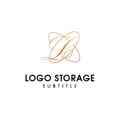 Lの文字で知性と自然美を表現した筆記体ロゴ|ロゴ販売 ロゴストレージ