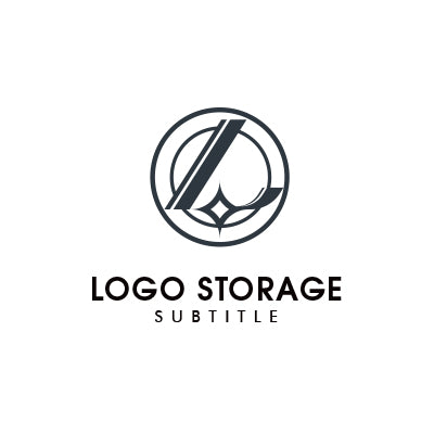 優雅な「L」に輝きを添えたミニマルロゴ|ロゴ販売 ロゴストレージ