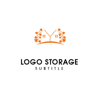 温もりある住まいを象徴するナチュラルロゴ|ロゴ販売 ロゴストレージ