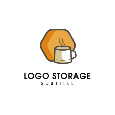 カフェの温かみを感じるシンプルで親しみやすいロゴ|ロゴ販売 ロゴストレージ