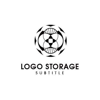 美しい幾何学模様を取り入れたロゴ|ロゴ販売 ロゴストレージ