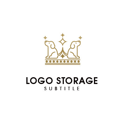高貴さと信頼感を表現するクラウンロゴ|ロゴ販売 ロゴストレージ