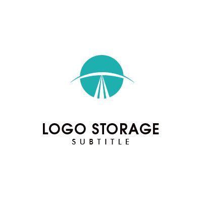 未来への道を象徴するアーチロゴ|ロゴ販売 ロゴストレージ