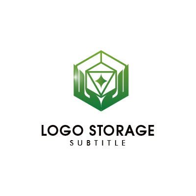 成長と安定性を内包した未来志向のエンブレム|ロゴ販売 ロゴストレージ