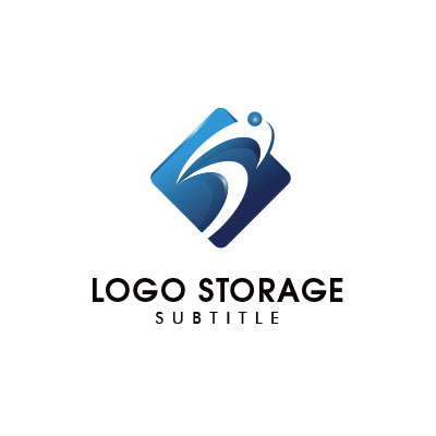 挑戦する姿を象った、ダイナミズムの象徴ロゴ|ロゴ販売 ロゴストレージ