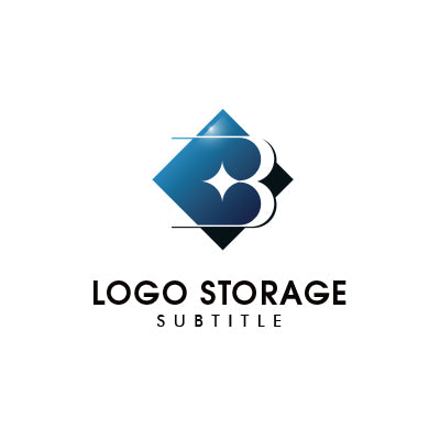 知性と信頼を宿す、シャープな「B」ロゴ|ロゴ販売 ロゴストレージ