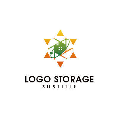 自然・暮らし・未来をつなぐ、循環型シンボルロゴ|ロゴ販売 ロゴストレージ