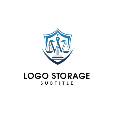 公正と信頼を守る、リーガルシンボルロゴ|ロゴ販売 ロゴストレージ