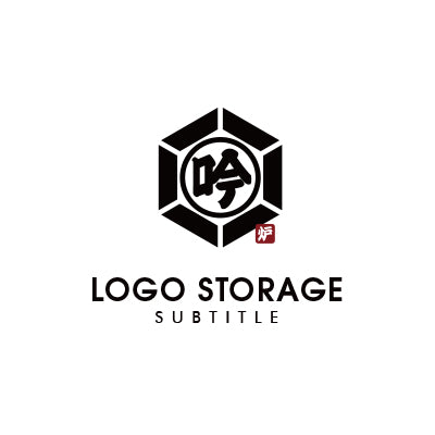 吟味と品格をかたちにした、和の印象ロゴ|ロゴ販売 ロゴストレージ