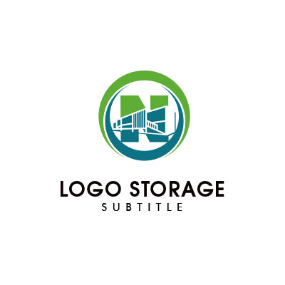 未来の都市像を映す、建築シンボルロゴ|ロゴ販売 ロゴストレージ