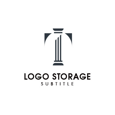 信念と知の重厚感を刻む、クラシックTロゴ|ロゴ販売 ロゴストレージ