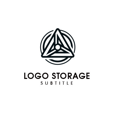 バランスと結束を象徴する、トライアングルシンボル|ロゴ販売 ロゴストレージ