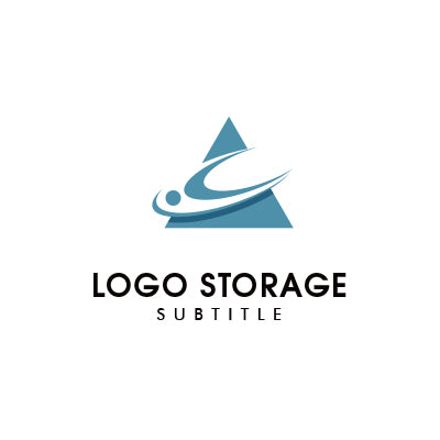 躍動感あふれる挑戦の姿勢を象徴した、アクティブロゴ|ロゴ販売 ロゴストレージ