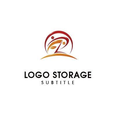 自然と人の共生を描く、温もりある未来志向ロゴ|ロゴ販売 ロゴストレージ