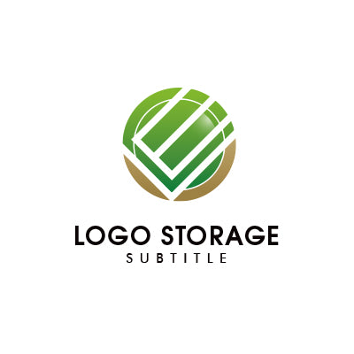 環境と調和を象徴する、循環型サステナビリティロゴ|ロゴ販売 ロゴストレージ