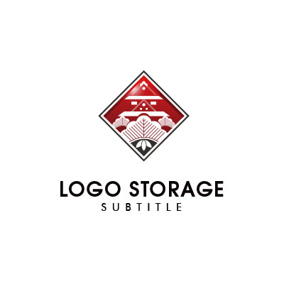 格式と美しさを融合した、重厚な和シンボルロゴ|ロゴ販売 ロゴストレージ