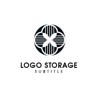格式高い印象を与える、家紋調ミニマルロゴ|ロゴ販売 ロゴストレージ