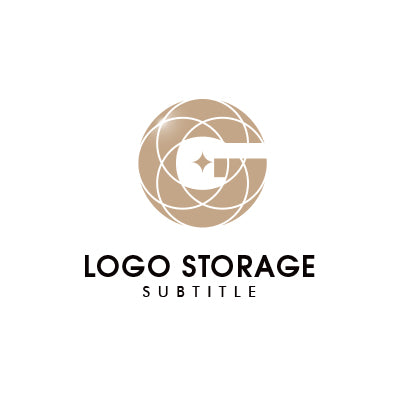 ビジョンとフォーカスを映す、精密感あるサークルロゴ|ロゴ販売 ロゴストレージ