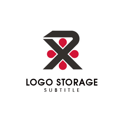 華やかさと信頼を伝える、優美なイニシャルロゴ|ロゴ販売 ロゴストレージ