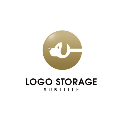 信頼と安心を描く、犬モチーフロゴ|ロゴ販売 ロゴストレージ