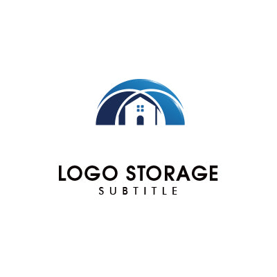 包み込む安心を描く、住宅・防災ロゴ|ロゴ販売 ロゴストレージ