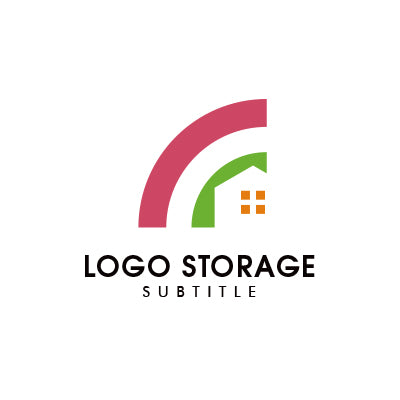 暮らしに彩りを添える、明るい住宅ロゴ|ロゴ販売 ロゴストレージ