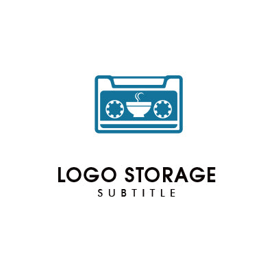 カルチャーと食を融合した、ユニークブランドロゴ|ロゴ販売 ロゴストレージ