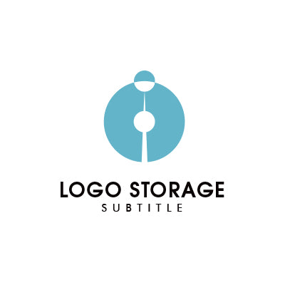 調和と安定を描く、シンプルバランスシンボルロゴ|ロゴ販売 ロゴストレージ