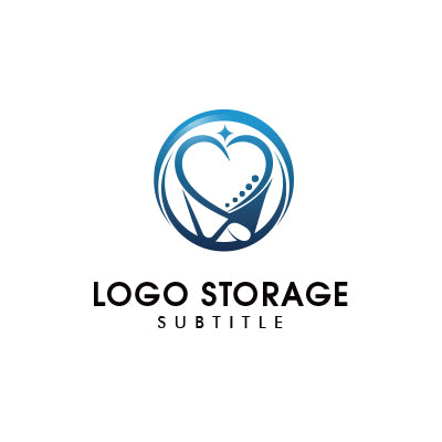 安心とつながりを描く、歯モチーフロゴ|ロゴ販売 ロゴストレージ