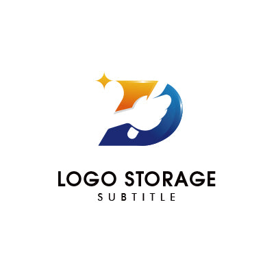 信頼感を意識したイニシャルロゴ|ロゴ販売 ロゴストレージ