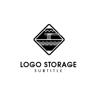 山 海 のロゴデザイン ロゴ販売 ロゴストレージ