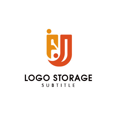 IJ イニシャル 人 ロゴデザイン ロゴ販売 ロゴストレージ