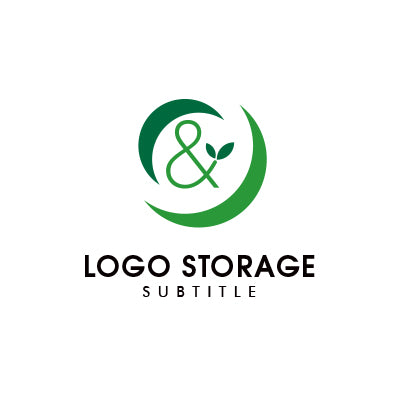 & 葉っぱ ナチュラル ロゴデザイン ロゴ販売 ロゴストレージ