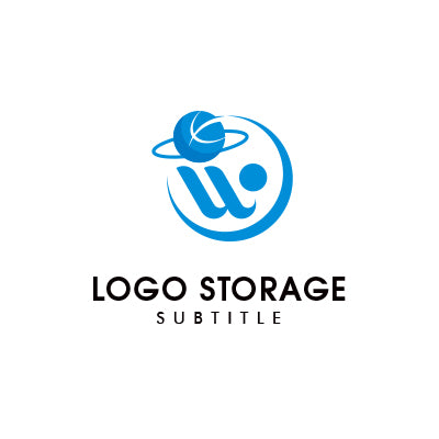 W 地球 グローバル ロゴデザイン ロゴ販売 ロゴストレージ