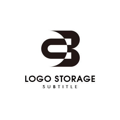 B ミニマル モノグラム ロゴデザイン ロゴ販売 ロゴストレージ